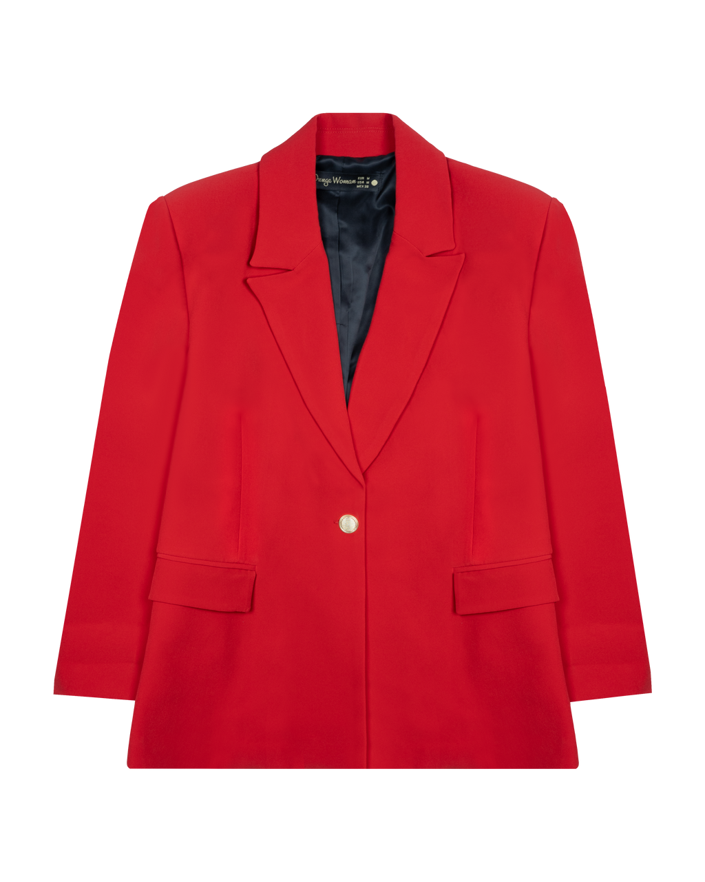 Blazer Chic Manchette Imprimée