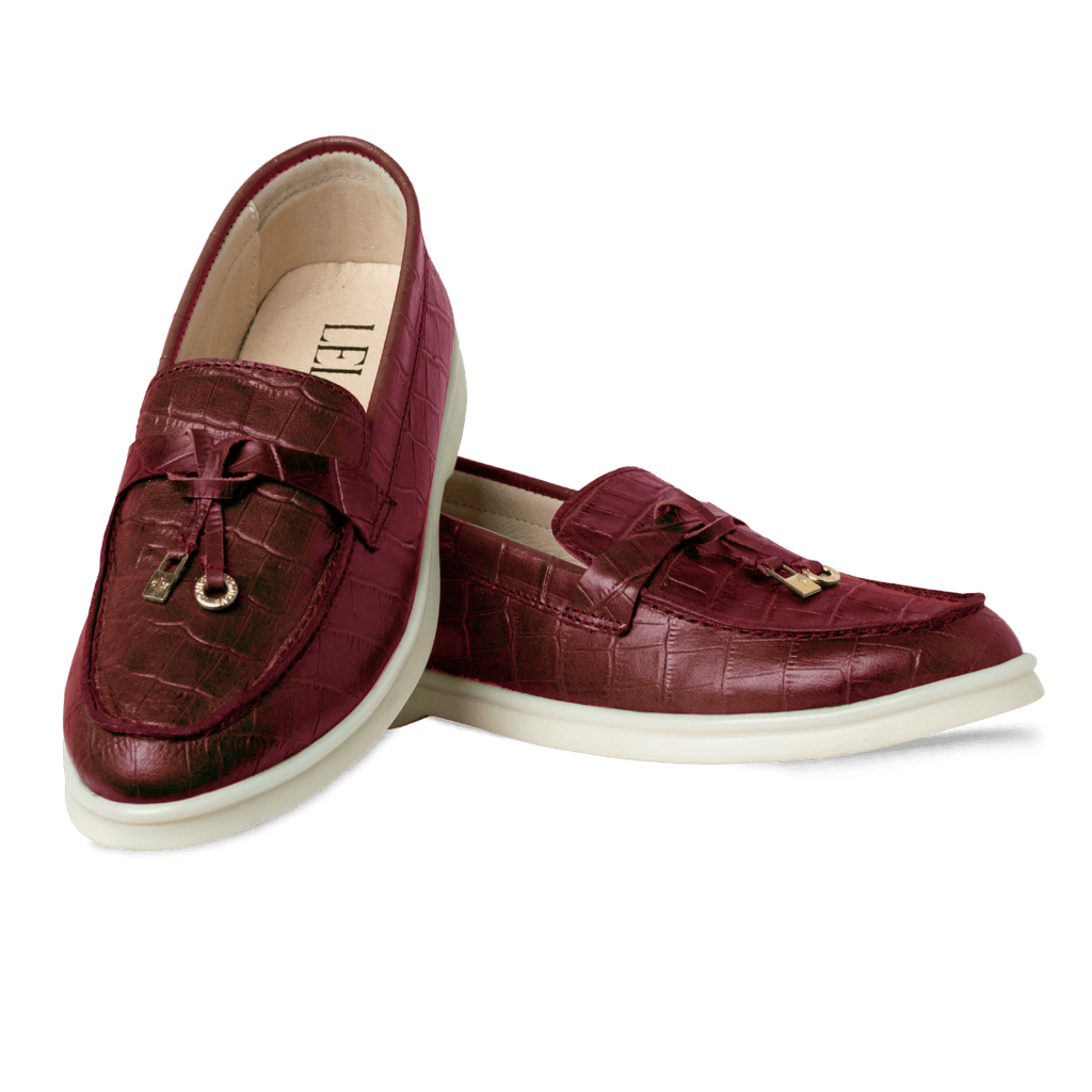 Loafer Classique 100% Cuir – LELA™ Croco Luxe