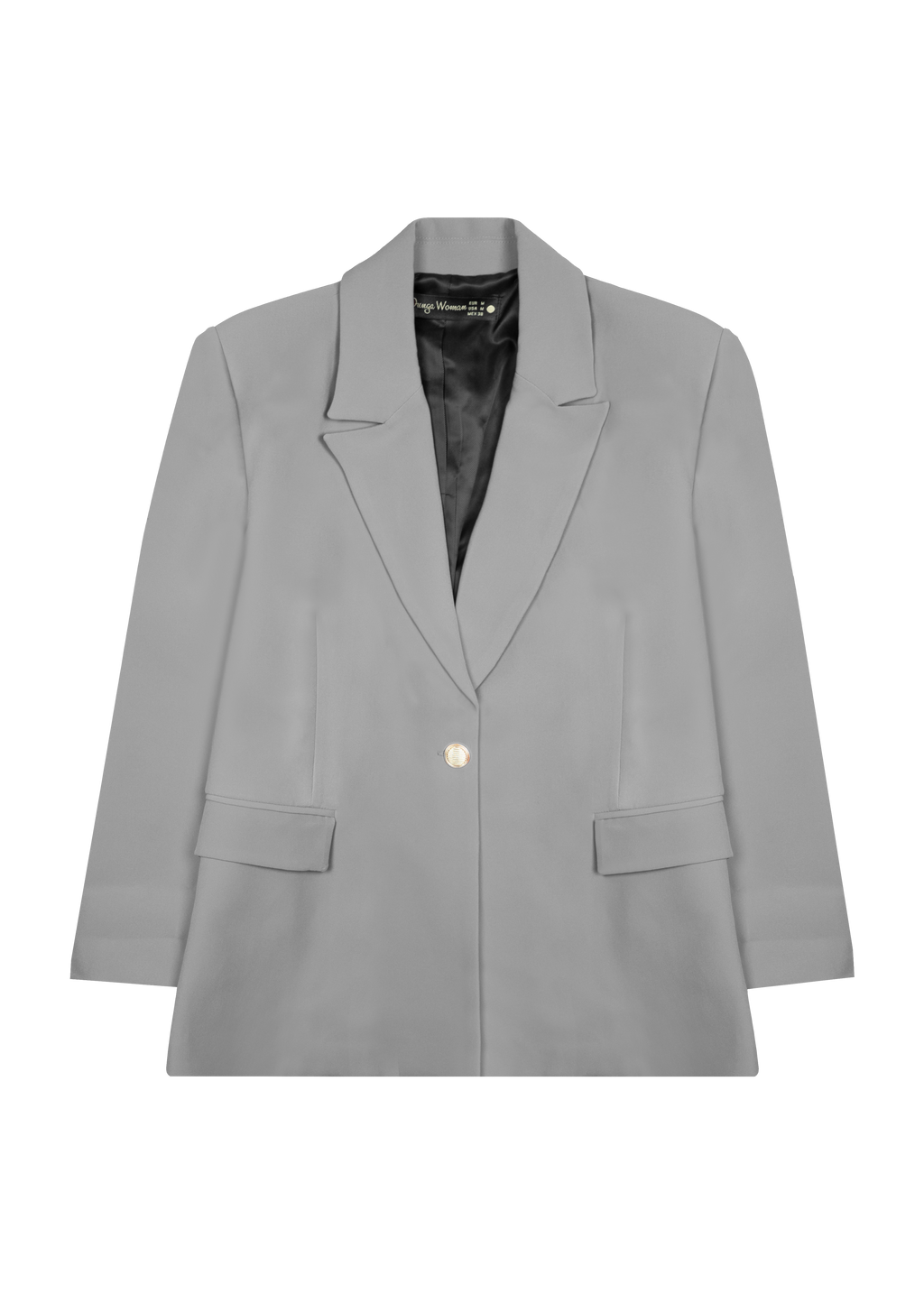 Blazer Chic Manchette Imprimée
