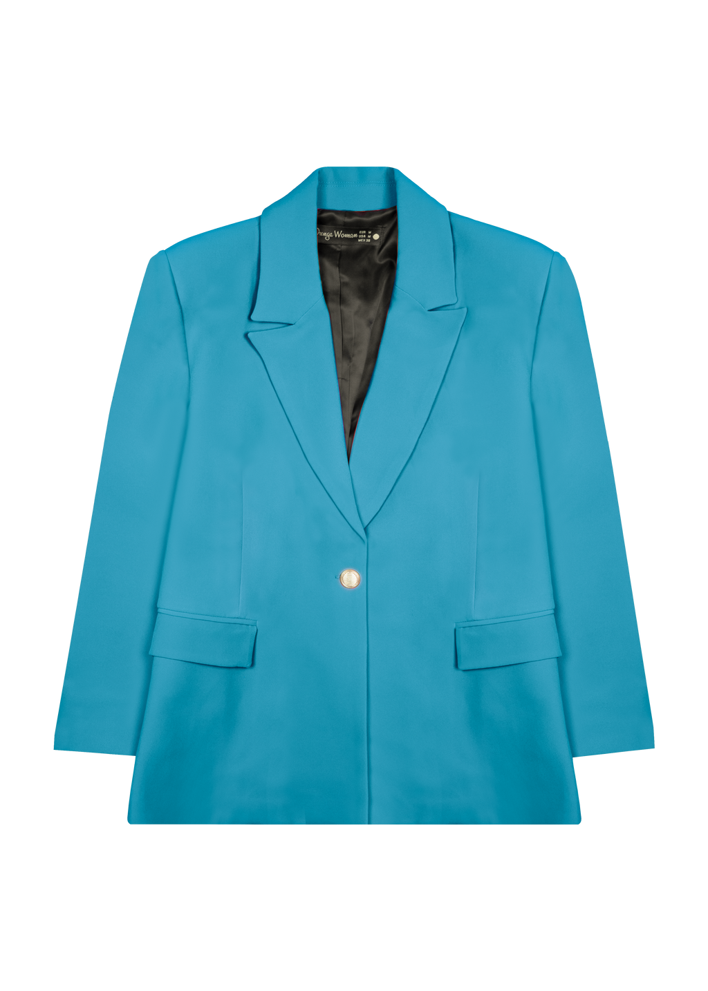 Blazer Chic Manchette Imprimée
