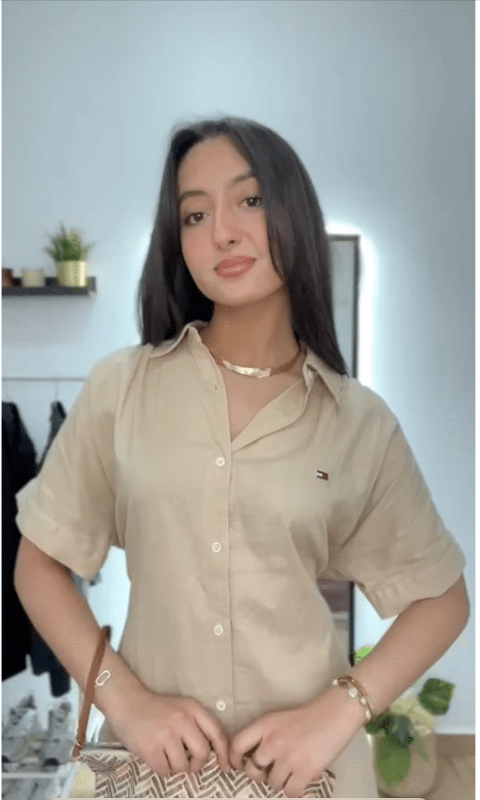 Robe chemise en lin 100% – Élégance naturelle