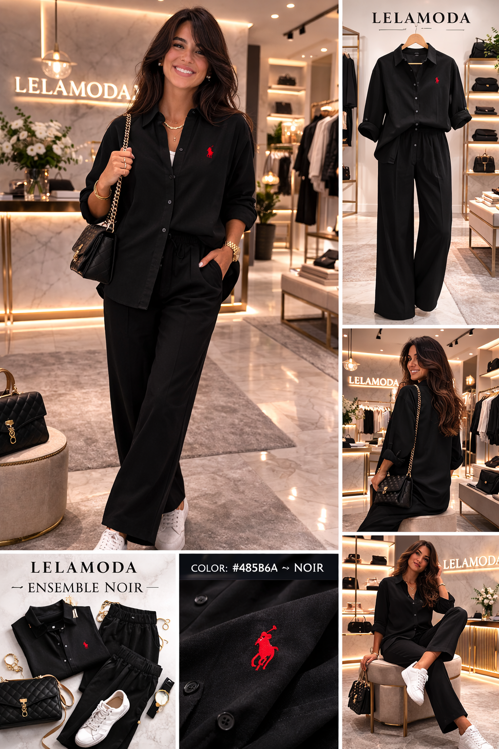 Lela ensemble en lin