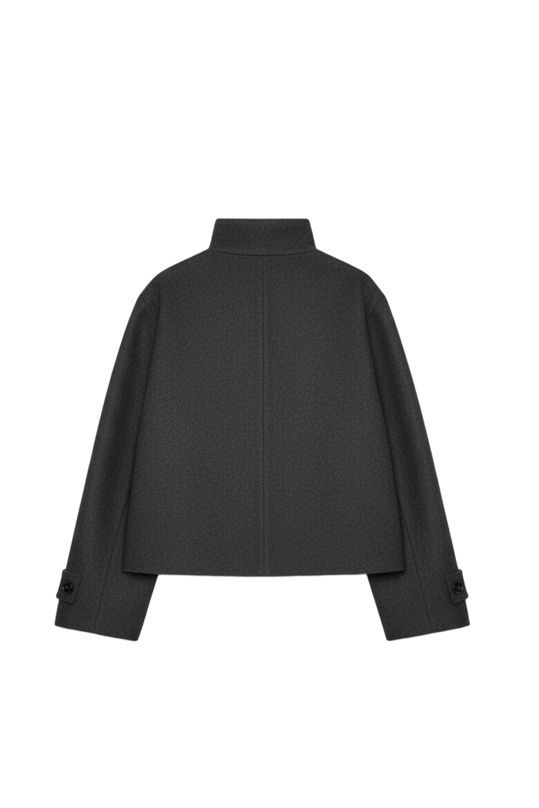 Veste Courte Femme – Col Montant