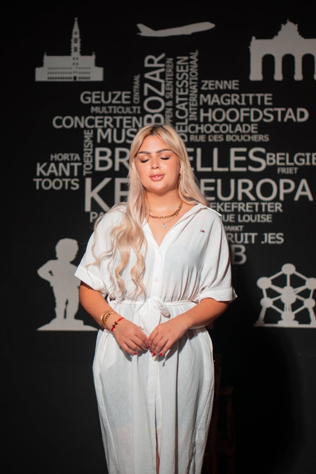 Robe chemise en lin 100% – Élégance naturelle