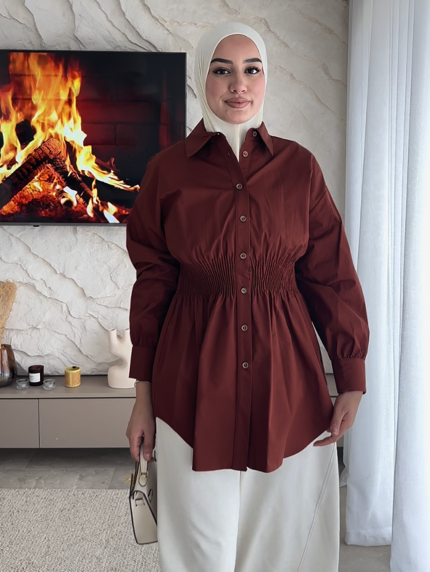Robe Chemise Courte Femme