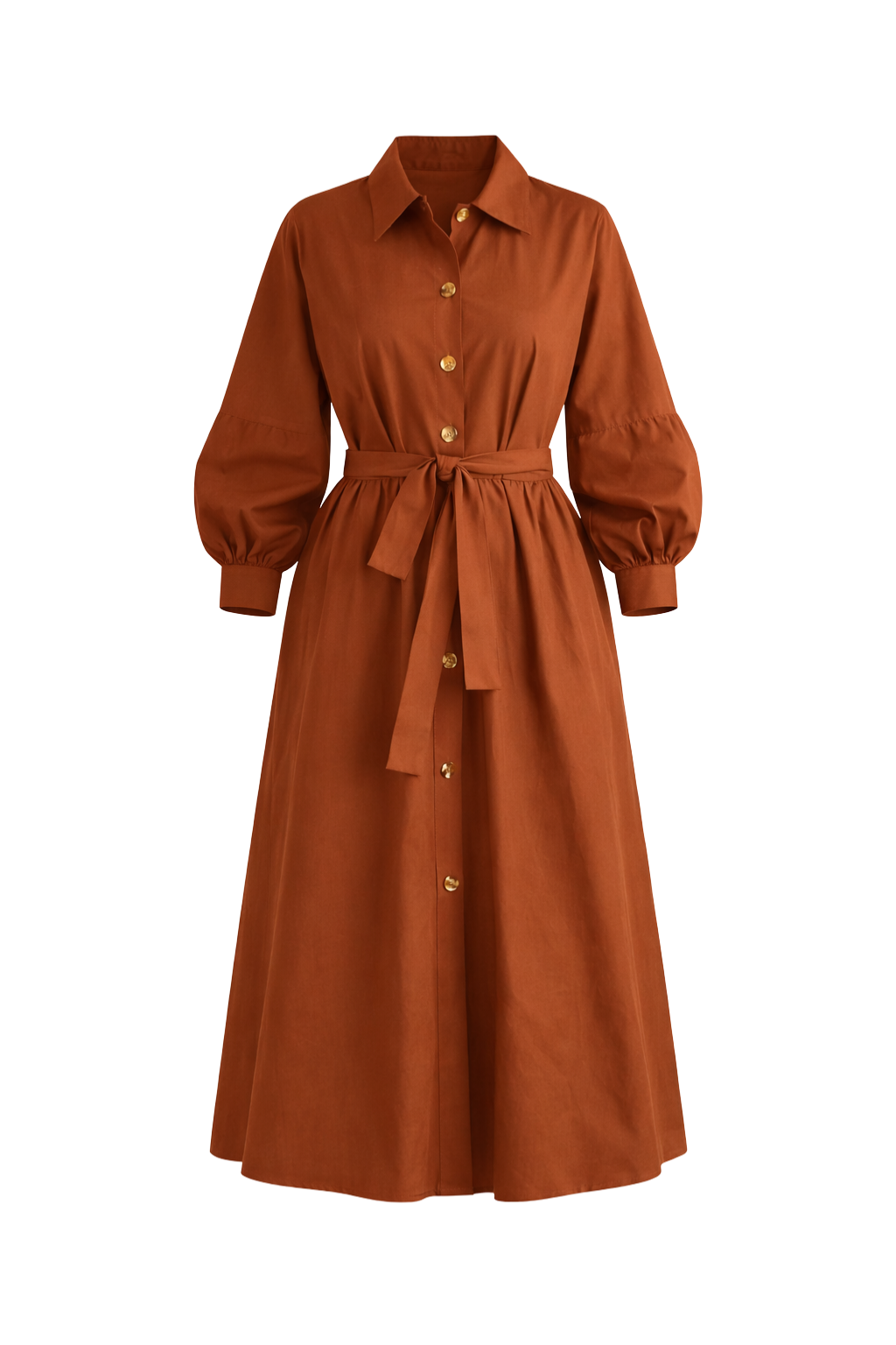 Robe Trench Ceinturée Femme