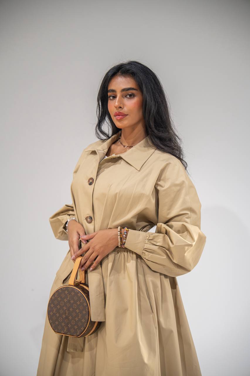 Robe Trench Ceinturée Femme
