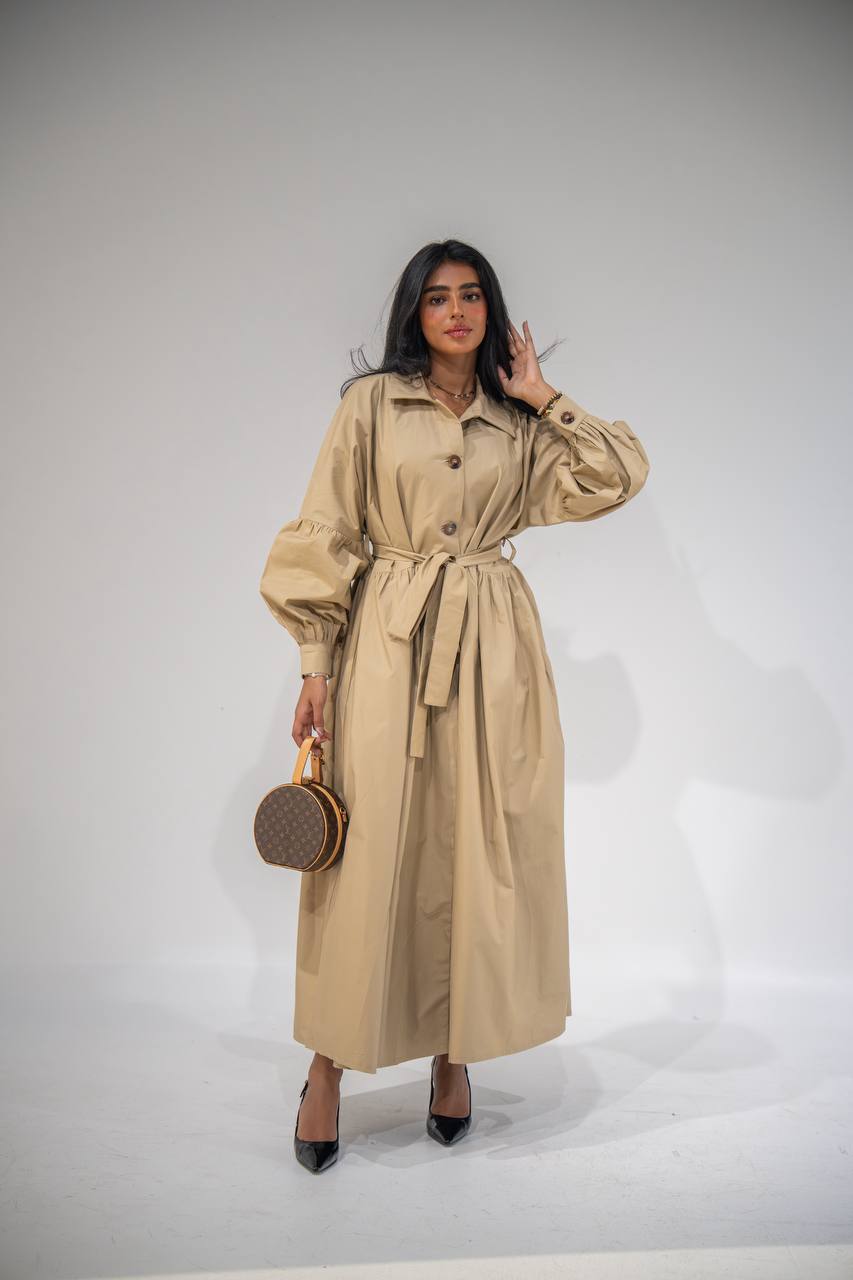 Robe Trench Ceinturée Femme